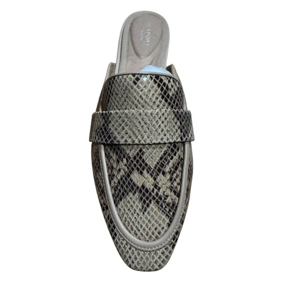 Rockport Total Motion Laylani Slide Taupe Snake Skin Women’s Size 6M - Picture 5 of 10